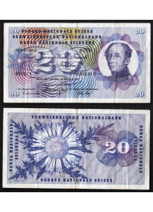 SVIZZERA  20 Franken 1973-74 BB